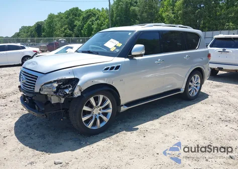 2014 Infiniti Qx80 из США, поврежденный, VIN JN8AZ2ND2E9751383